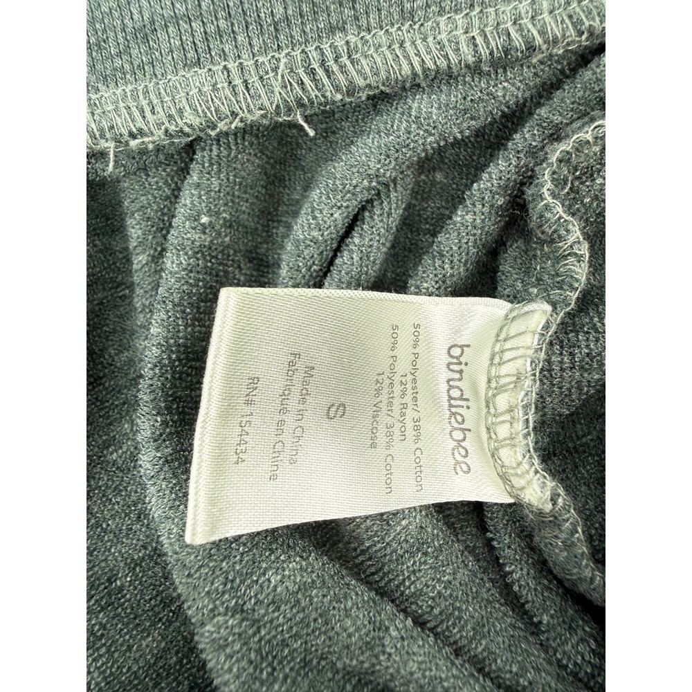 Birdiebee Joggers Women Size S Green Distressed Lounge Sweatpants - Picture 4 of 7